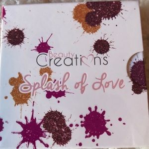 Glitter makeup pallet